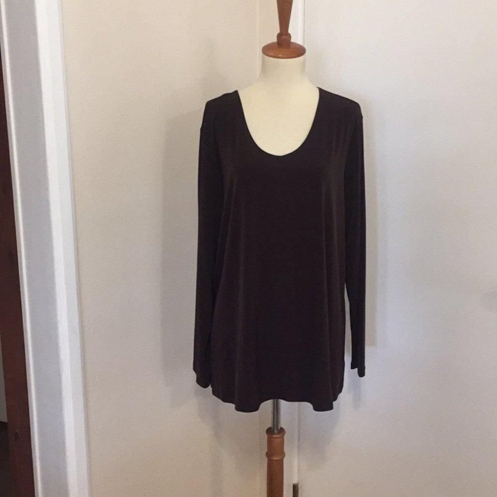1X Susan Graver Blouse B03 4905